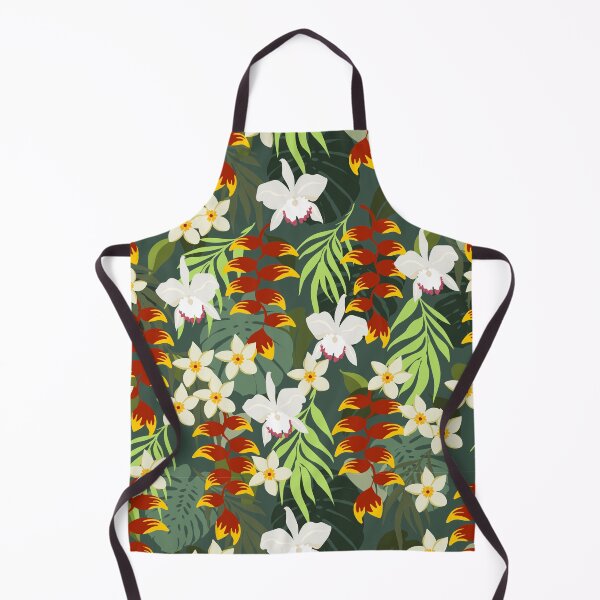 Item preview, Tropical Flowers and leaves designed and sold by Kita Telles.