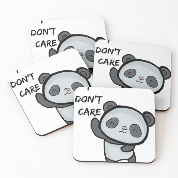 Item preview, I DON'T CARE PANDA designed and sold by hasanclgn.