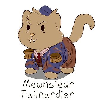 Vorschaubild zum Design Monsieur Thenardier Katze Wortspiel von MellowArtStuff