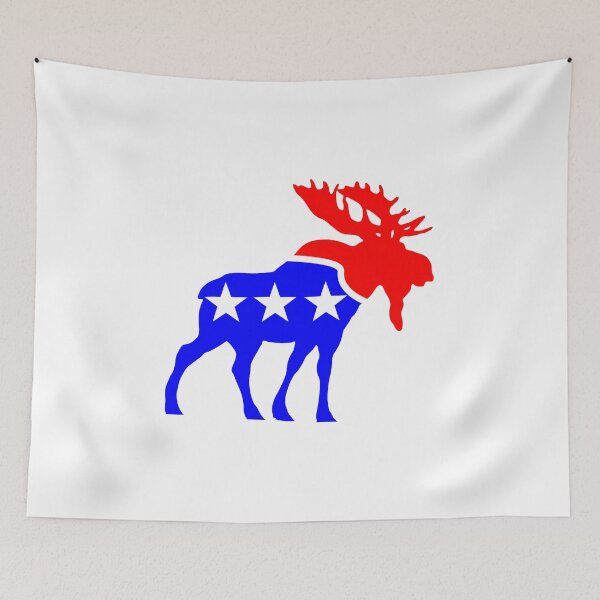 Item preview, Bring Back the Bull Moose Party designed and sold by ScapegoatPrints.