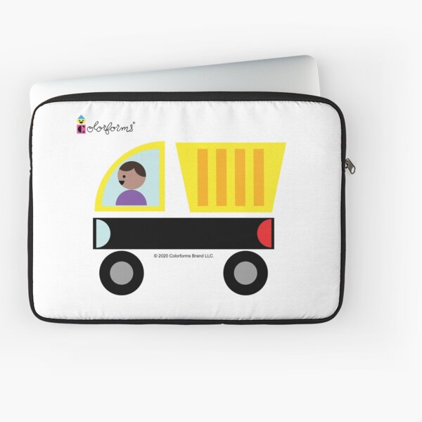 Colorforms Yellow Truck Laptop Sleeve