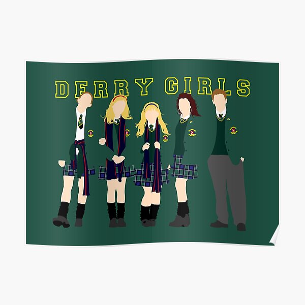 Derry Girls minimalist art Poster