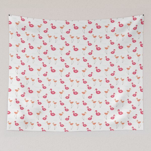 Item preview, Pretty Pink Flamingo Pattern designed and sold by GillyMc.