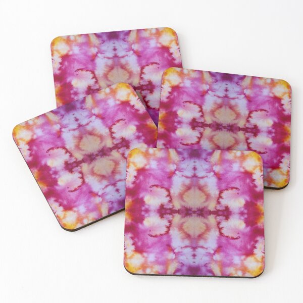 Item preview, Pink Batik Fractal Mandala Tie dye pattern V1 designed and sold by blastshmucks.