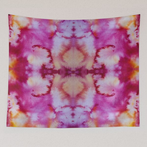 Item preview, Pink Batik Fractal Mandala Tie dye pattern V1 designed and sold by blastshmucks.