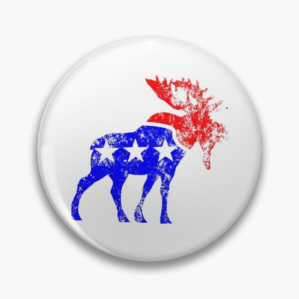 Item preview, Bring Back the Bull Moose Party Grunge designed and sold by ScapegoatPrints.