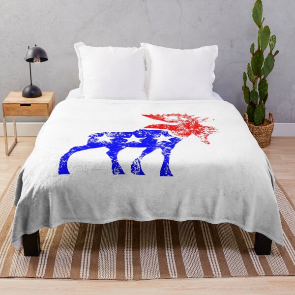 Item preview, Bring Back the Bull Moose Party Grunge designed and sold by ScapegoatPrints.