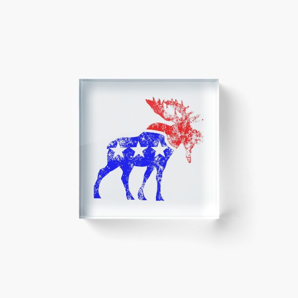 Item preview, Bring Back the Bull Moose Party Grunge designed and sold by ScapegoatPrints.