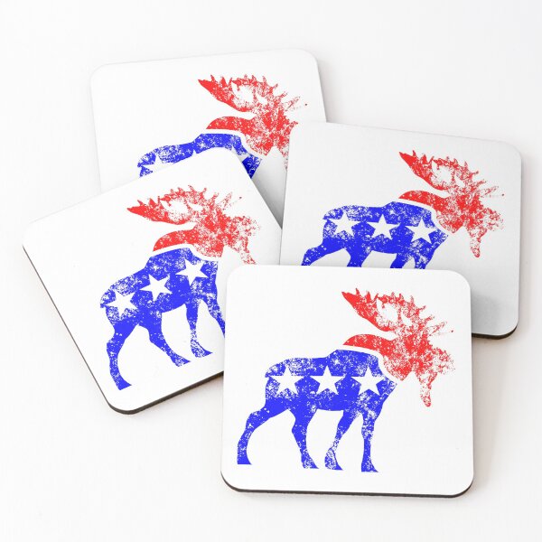 Item preview, Bring Back the Bull Moose Party Grunge designed and sold by ScapegoatPrints.
