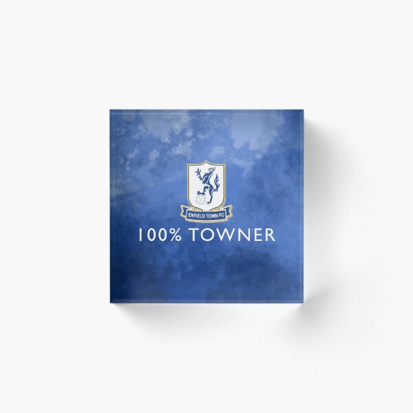 100% Towner - Enfield Town Football Club Acrylic Block