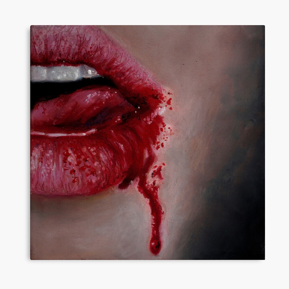 Bloody Lips Art for Sale - Fine Art America