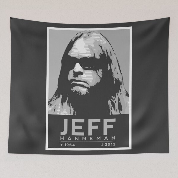 Item preview, Jeff Hanneman R.I.P. Poster (B/W) designed and sold by c4stuff.