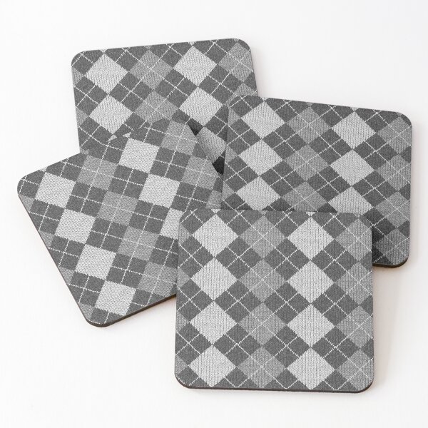 Item preview, Gray argyle pattern designed and sold by House of Laurent.