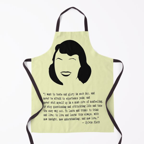 Item preview, Sylvia Plath Quote designed and sold by The Dead Writers Circle.