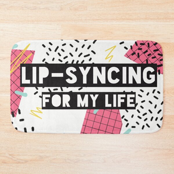 Item preview, Lipsync for your life (white) designed and sold by flockadoodle.