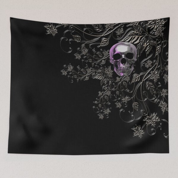 Item preview, Silver skull designed and sold by Gothic Fantasy.
