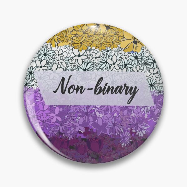 Item preview, Non-binary Flower Flag designed and sold by Laelia Arts.