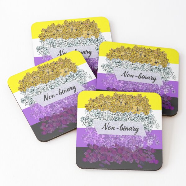Item preview, Non-binary Flower Flag designed and sold by Laelia Arts.