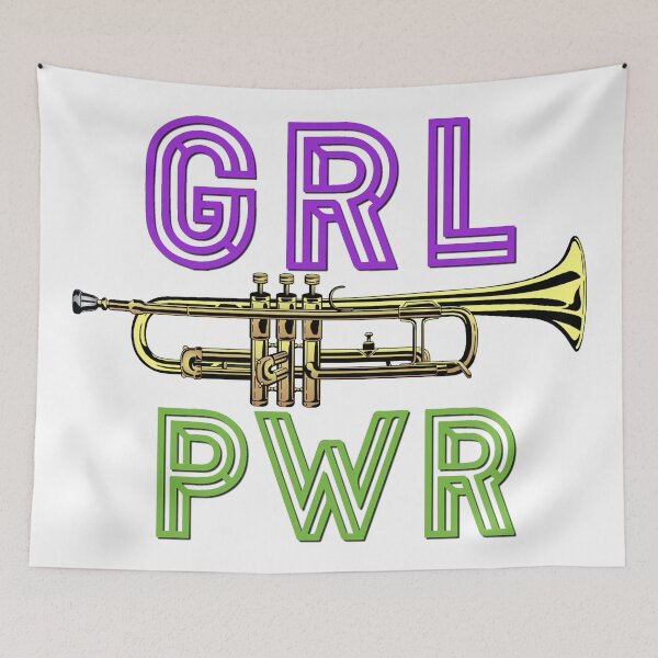 Item preview, (Girl Power) GRL PWR - Trumpet designed and sold by BandMomDesigns.