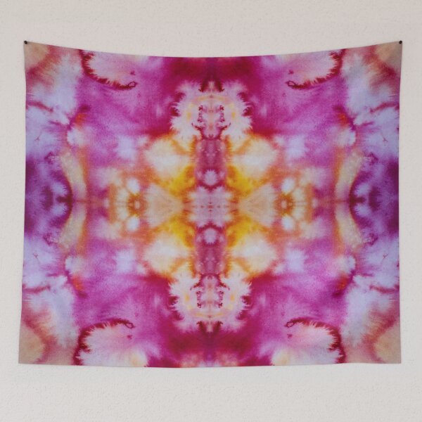 Item preview, Pink Orange Red Batik Fractal Mandala Tie dye pattern V3 designed and sold by blastshmucks.