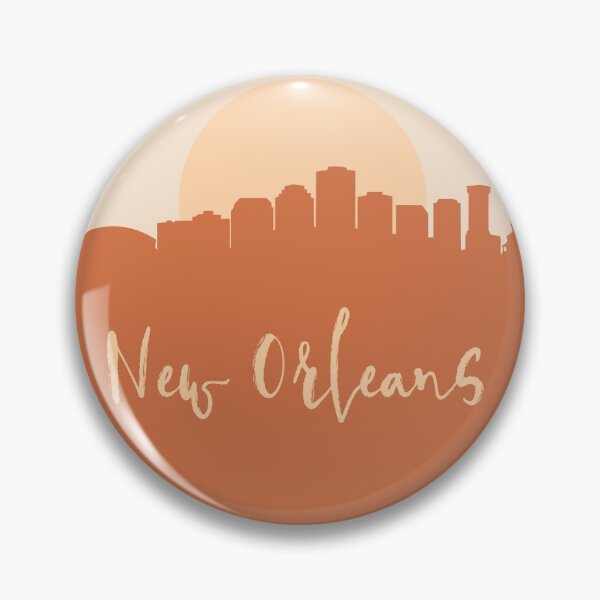 Artikelvorschau, NEW ORLEANS LOUISIANA CITY SKYLINE DESIGNER EARTH TONES entworfen und verkauft von deificusArt.