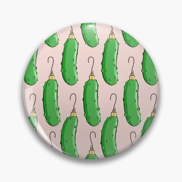 Item preview, Christmas Pickle - Pickle Christmas Ornament (pink) designed and sold by littlearrow.