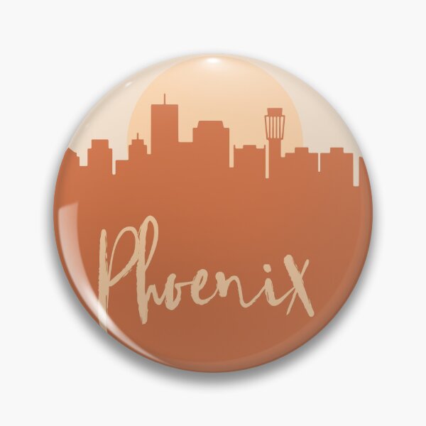 Artikelvorschau, PHOENIX ARIZONA CITY SKYLINE DESIGNER EARTH TONES entworfen und verkauft von deificusArt.