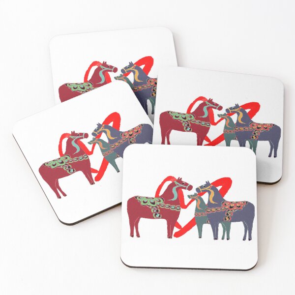 Item preview, Dala Horses with Heart designed and sold by Ginny Luttrell.