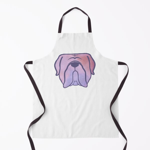 Artikelvorschau, Mastiff in lila Aquarellen - Mastiff Gesicht - Mastiff Geschenke - Mastiff Shirt - Mastiff Silhouette entworfen und verkauft von smooshfaceutd.