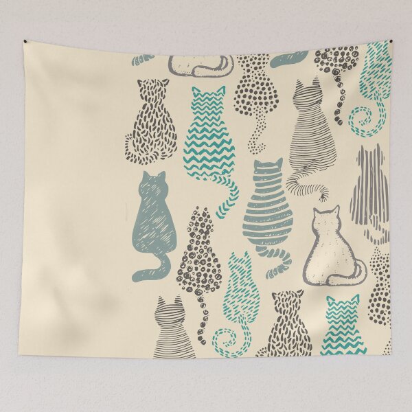 Item preview, Abstract Cats Pattern designed and sold by Borislav Shekerdzhiyski.
