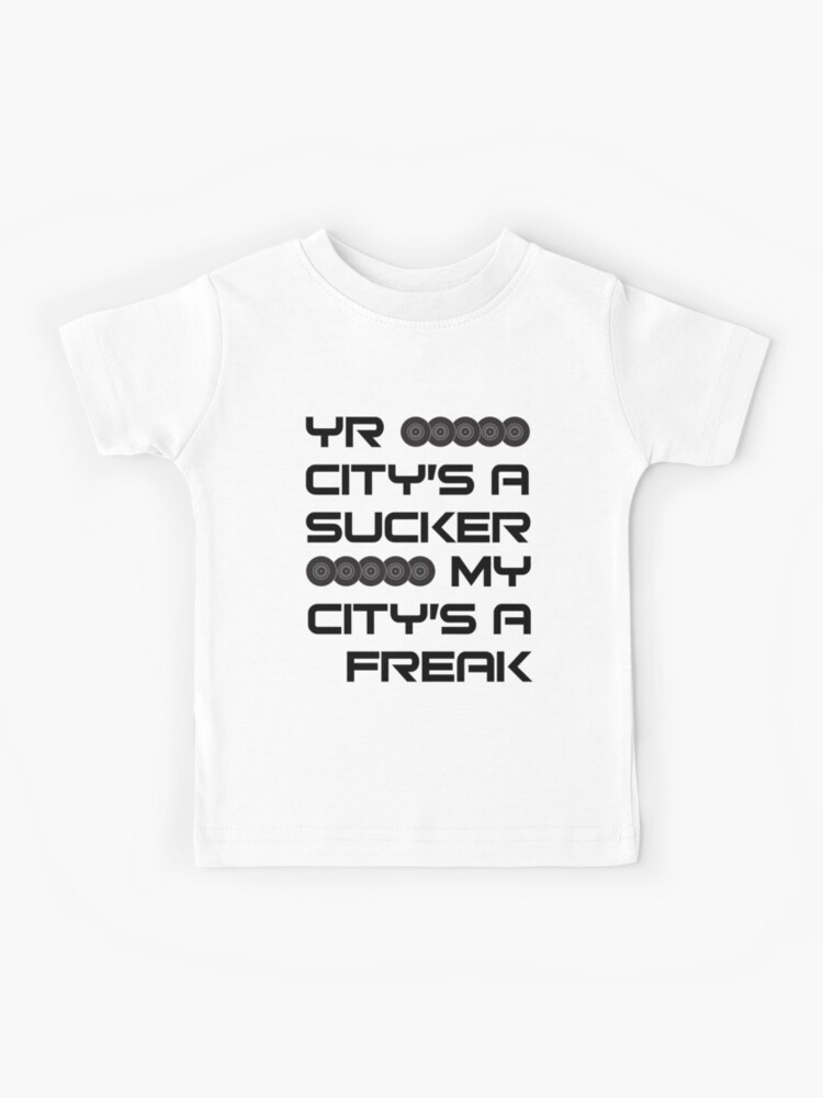 Yr City S A Sucker Lcd Soundsystem Black Kids T Shirt By Littledeviltees Redbubble - daft punk t shirt transparent roblox