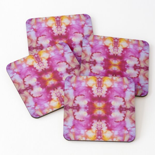 Item preview, Pink Orange Red Batik Fractal Mandala Tie dye pattern V4 designed and sold by blastshmucks.