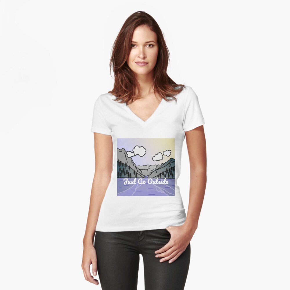 Item preview, Fitted V-Neck T-Shirt designed and sold by JTatum95.