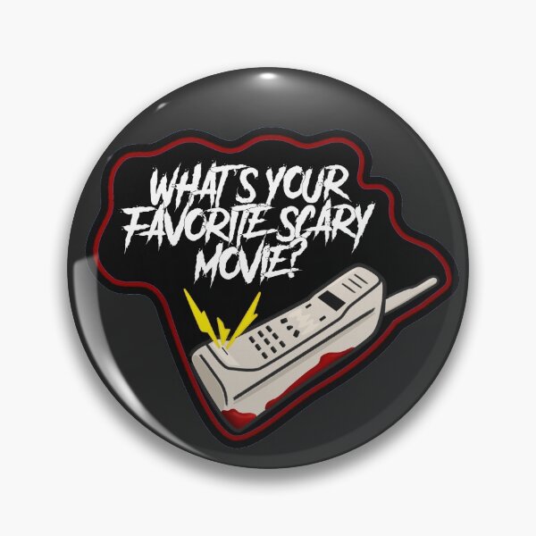 Item preview, Scream Quote "What's Your Favorite Scary Movie?" designed and sold by Savannah Denny.