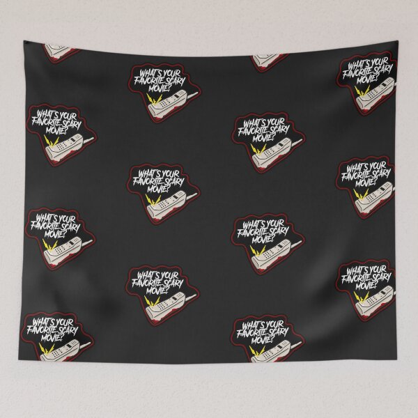 Item preview, Scream Quote "What's Your Favorite Scary Movie?" designed and sold by Savannah Denny.