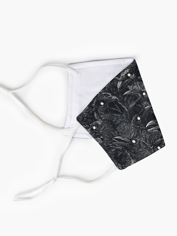 Alternate view of Raven pattern 2 Mask