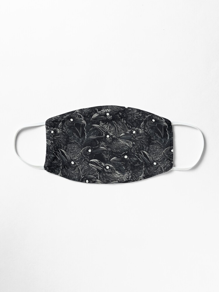 Alternate view of Raven pattern 2 Mask