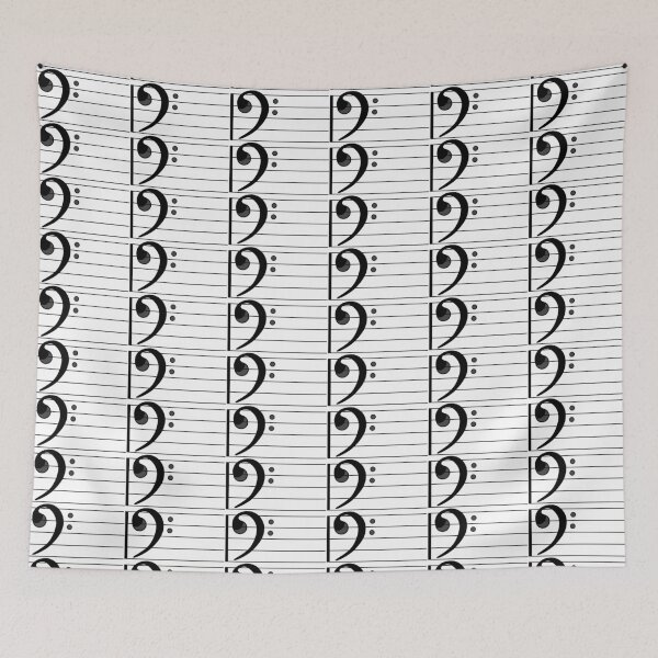 Item preview, Bass Clef Music designed and sold by Uma8.