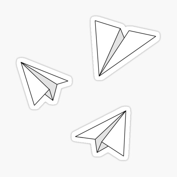 Item preview, Paper Air Planes Sticker Pack designed and sold by Amariafagundes.