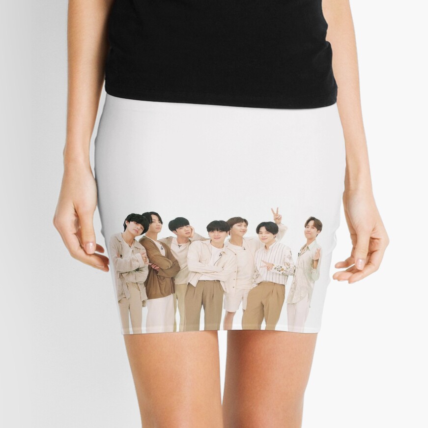 bts wearing skirts in butter