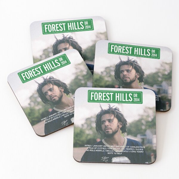 Item preview, J Cole – 2014 Forest Hills Drive | Tracklist Poster designed and sold by karanwashere.