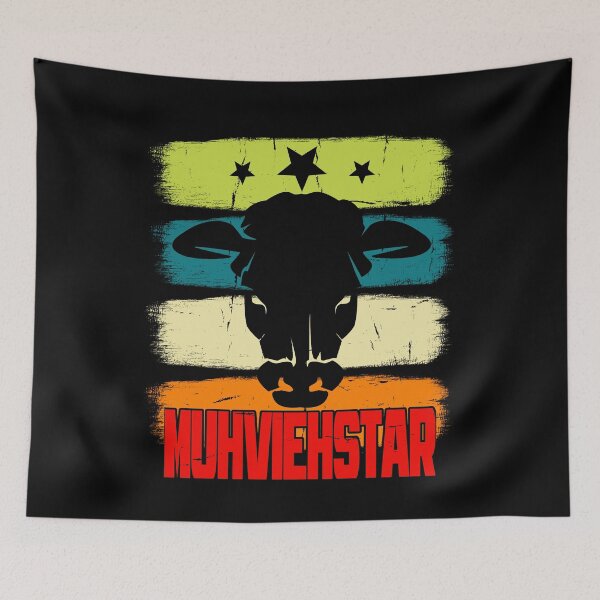 Item preview,  Farmers and cow breeders. Muhviehstar - funny saying for farmers. Great cow t-shirt for men designed and sold by bitcam18.