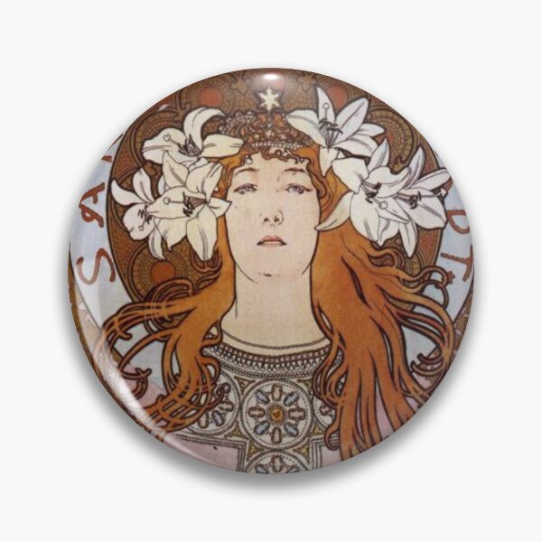 Item preview, Alphonse Mucha Illustration designed and sold by ItsArtShirt.