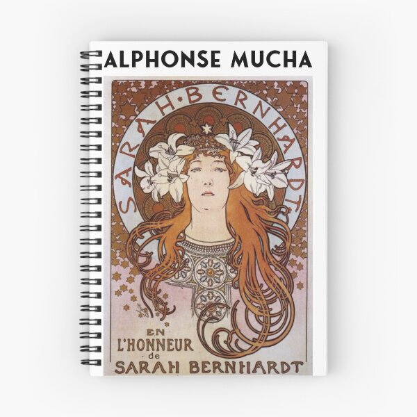 Item preview, Alphonse Mucha Illustration designed and sold by ItsArtShirt.