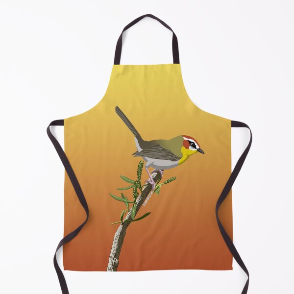 Item preview, Rufous-Capped Warbler designed and sold by BennuBirdy.