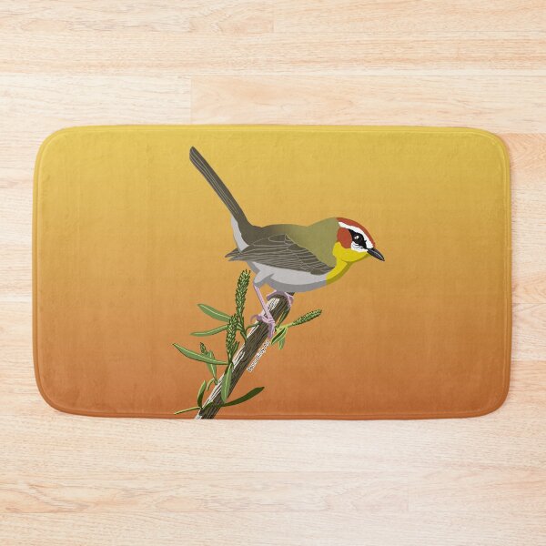 Item preview, Rufous-Capped Warbler designed and sold by BennuBirdy.