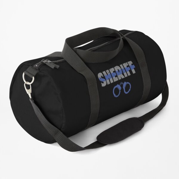 Police Sheriff Thin Blue Line Duffle Bag