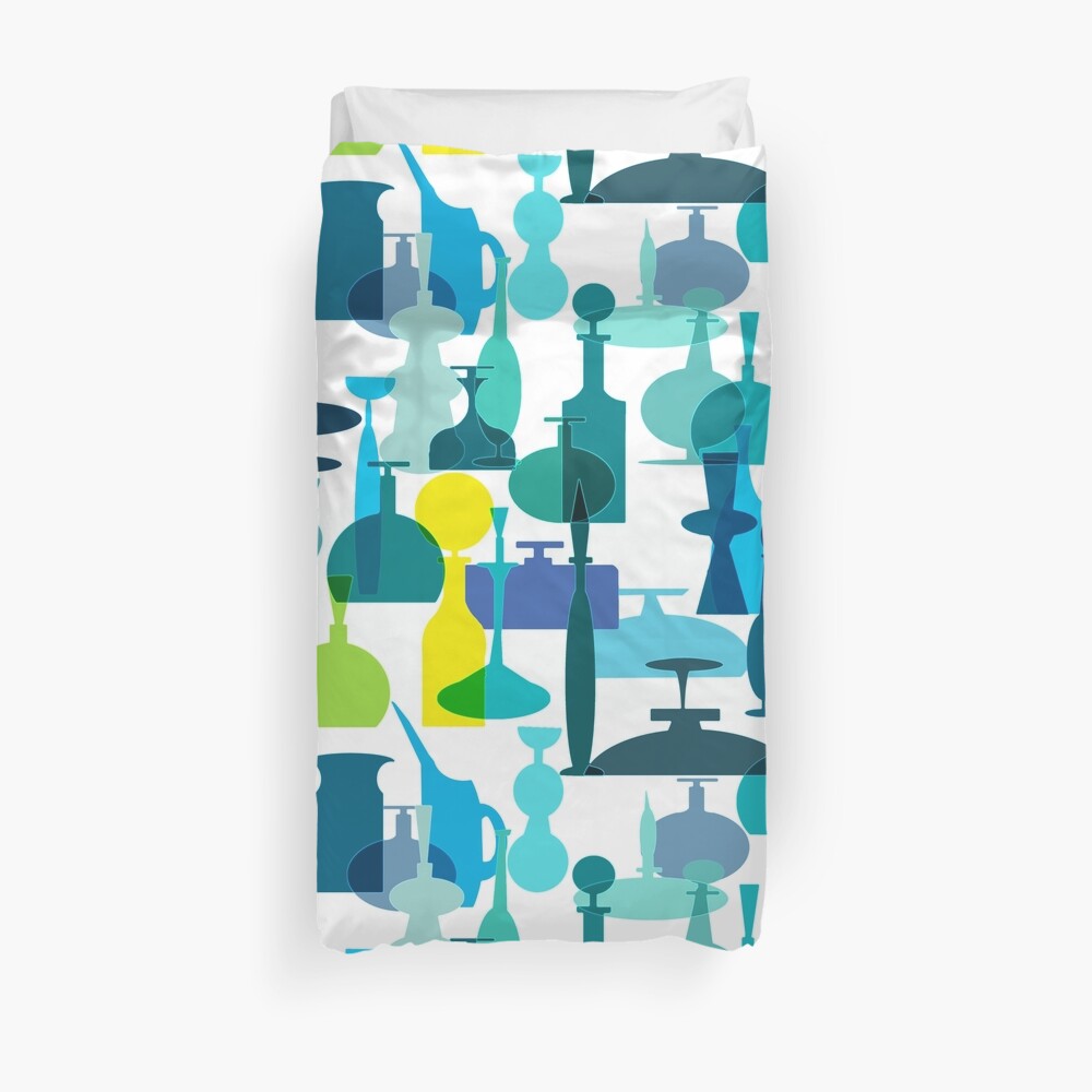 Mid-Century Modern Glass Duvet Cover