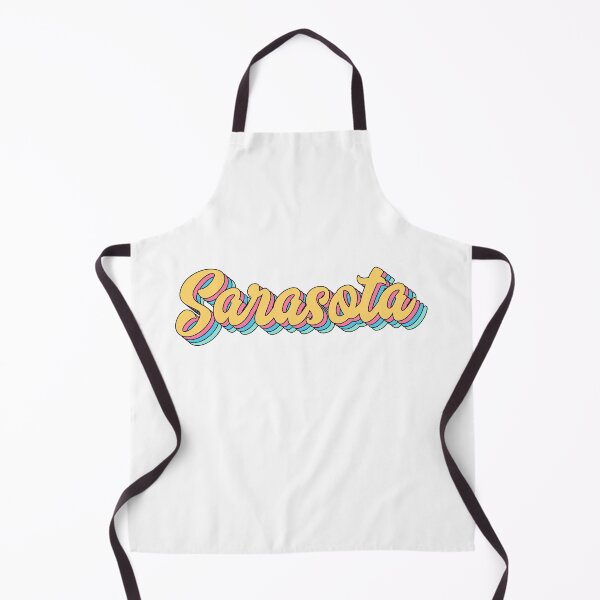 Item preview, Sarasota Retro Yellow Script designed and sold by modeoftravel.