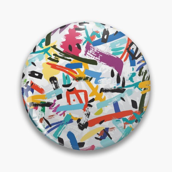 Item preview, Colorful pattern of Brushstrokes  designed and sold by Kita  Telles.